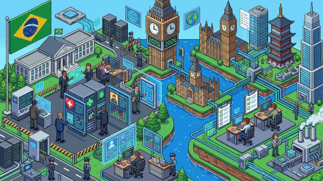 Regulamentação de IA no Brasil e no mundo: o que muda para desenvolvedores e empresas em 2026