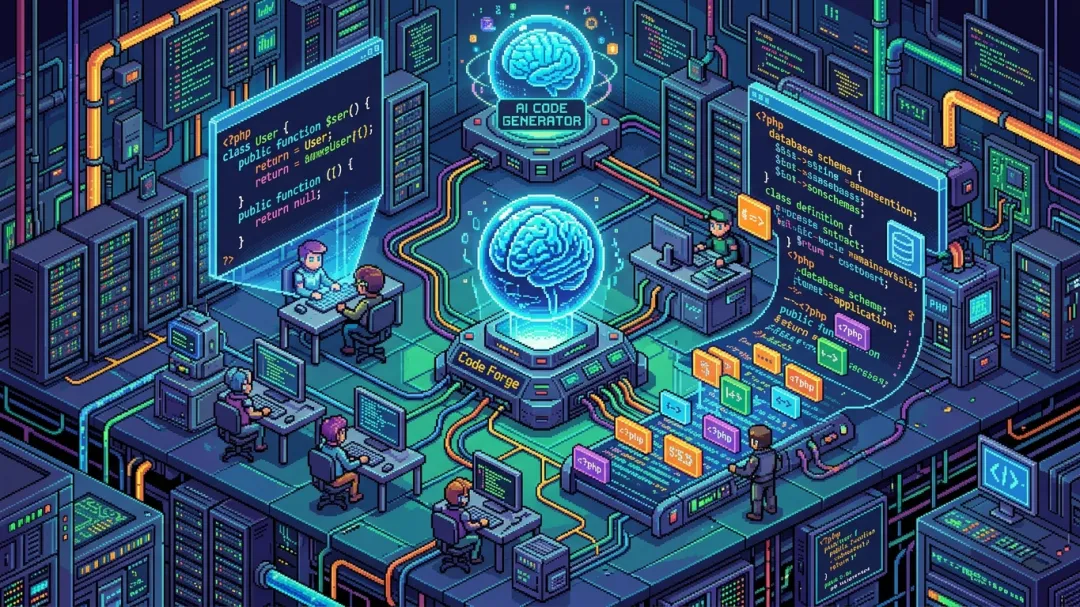 Geração de codigo PHP com IA